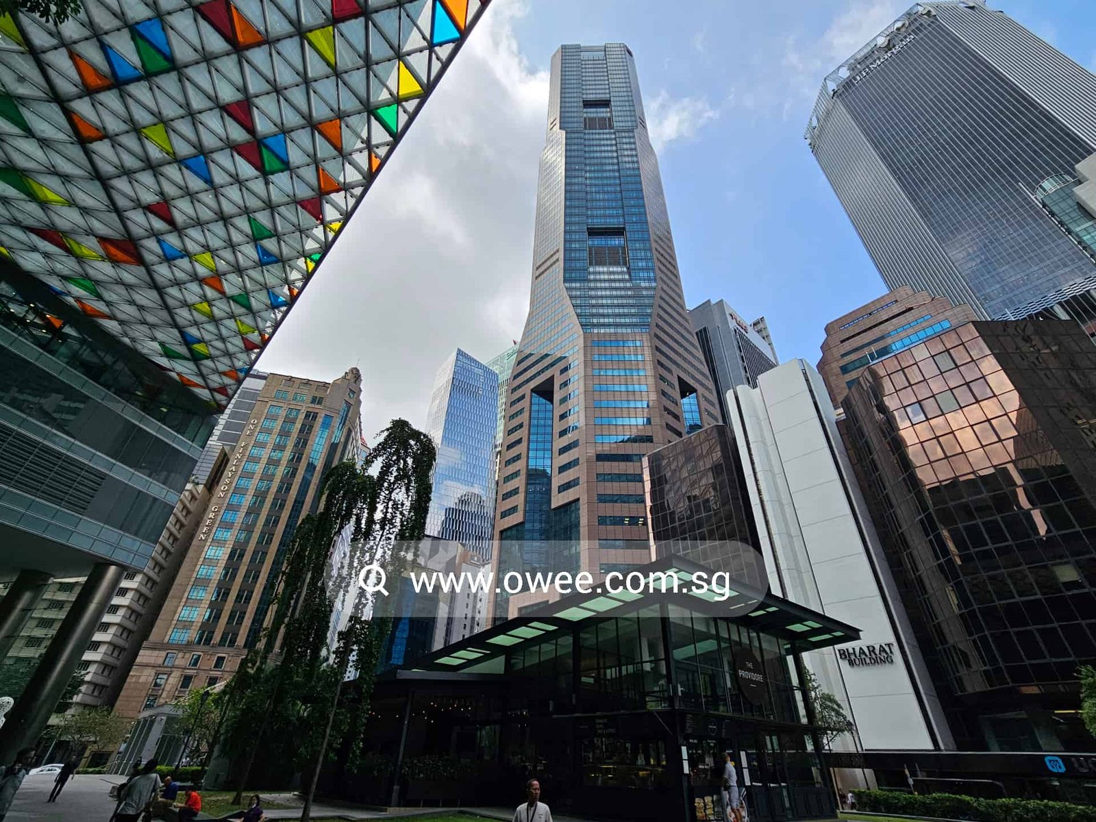 Republic Plaza office tower at Raffles Place